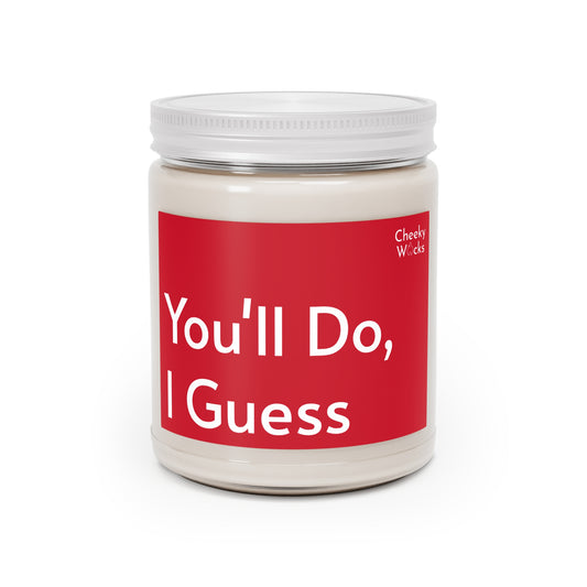 9oz scented candle - You'll Do, I Guess